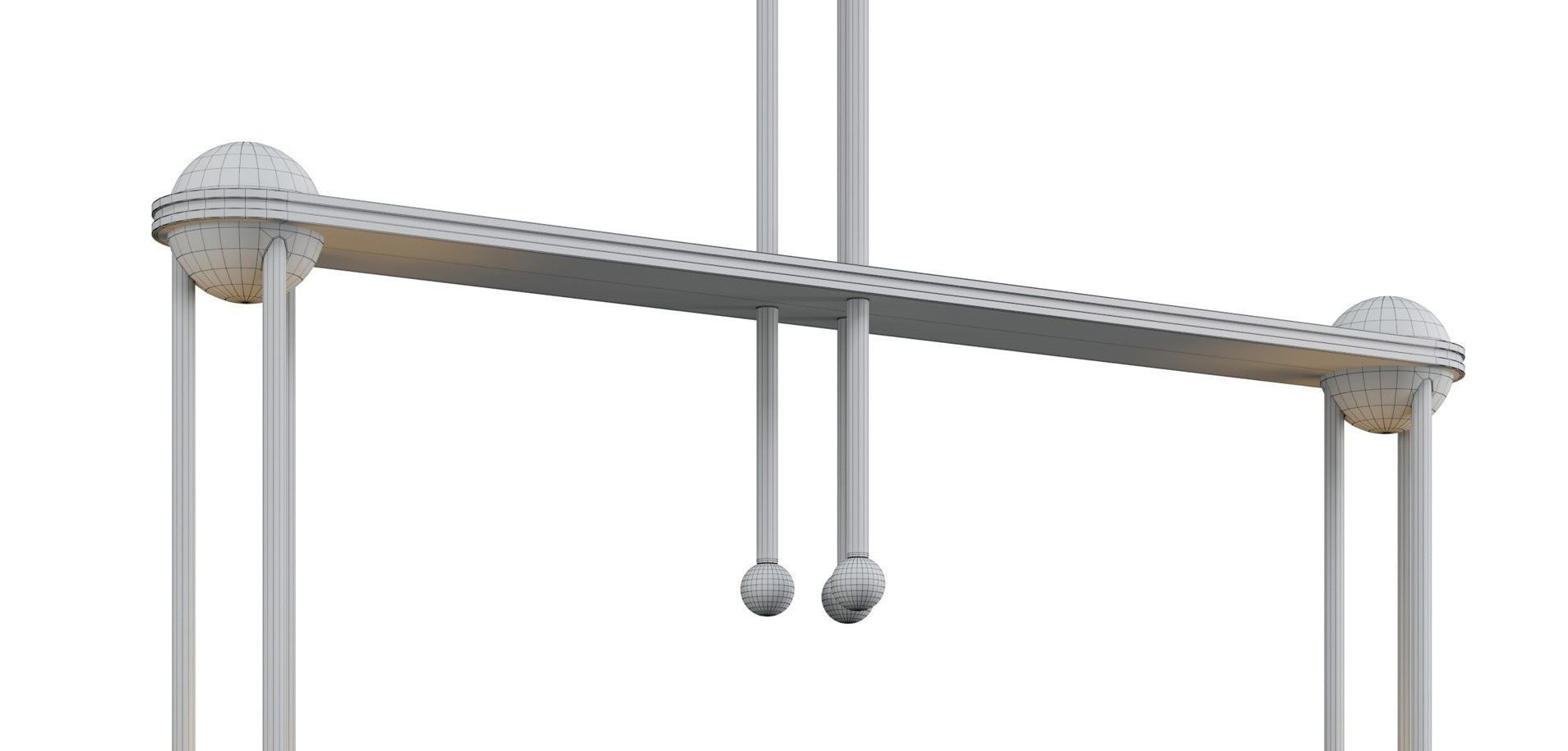 Apparatus Lantern 2 Pendant Low-poly 3D model_9