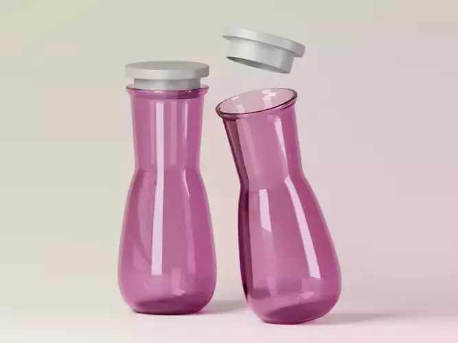 Water Jug or Liquid Jar 3D Model