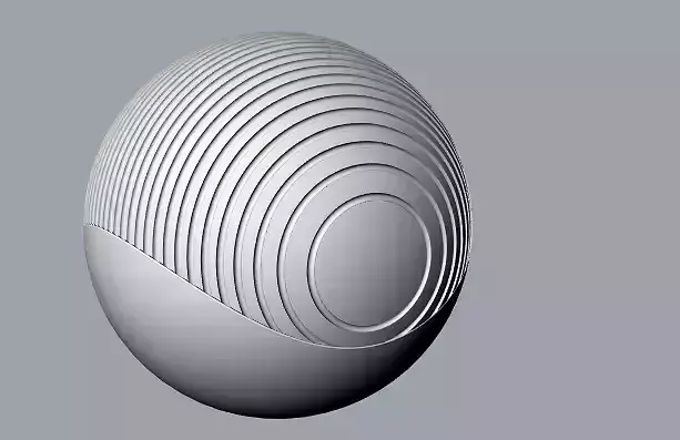 Spherical robot 3D model