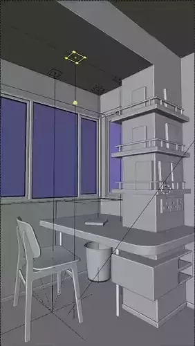 A desktop study room 