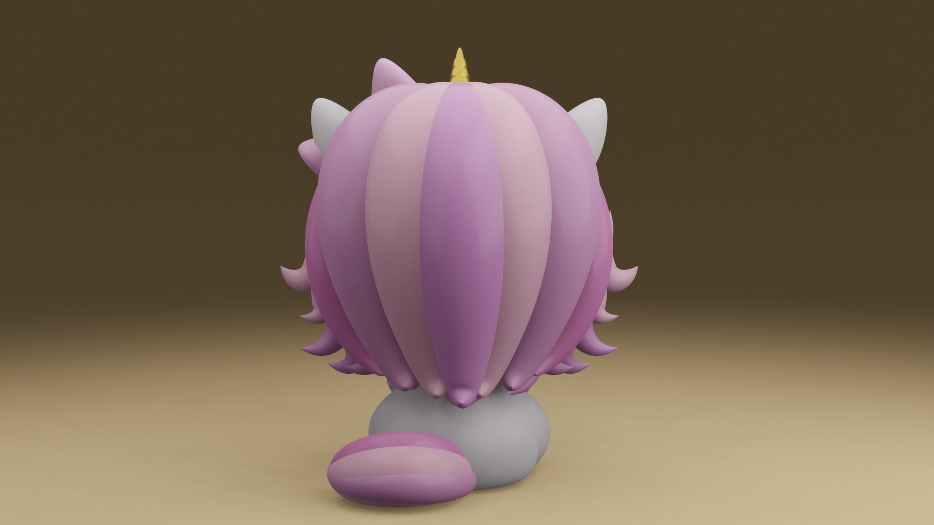 unicorn 3D print model_11