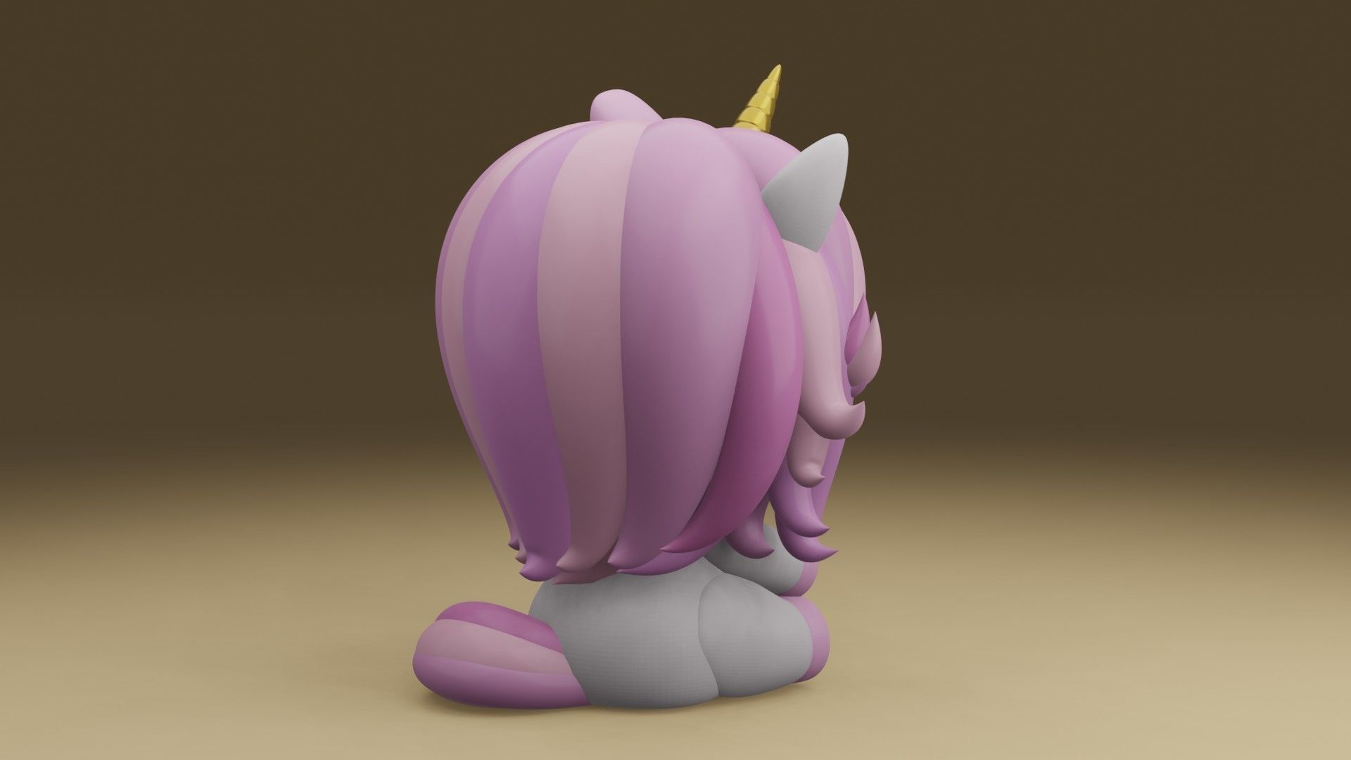 unicorn 3D print model_10