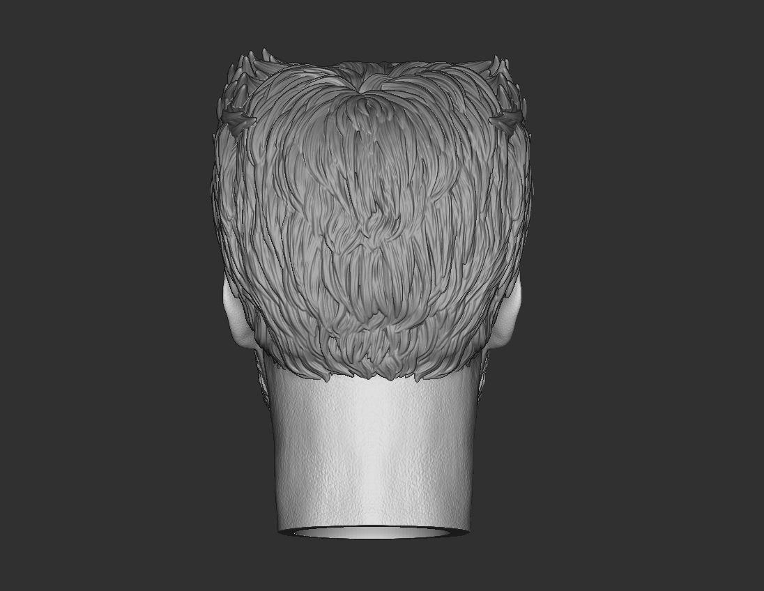 Wolverine Hugh Jackman Head 3D print model_5