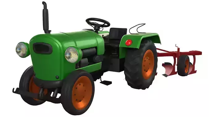 Tractor Plougher