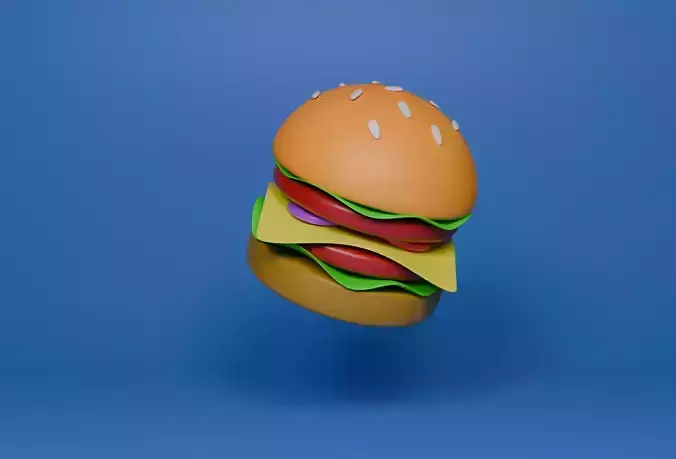 Burger 3d print Model