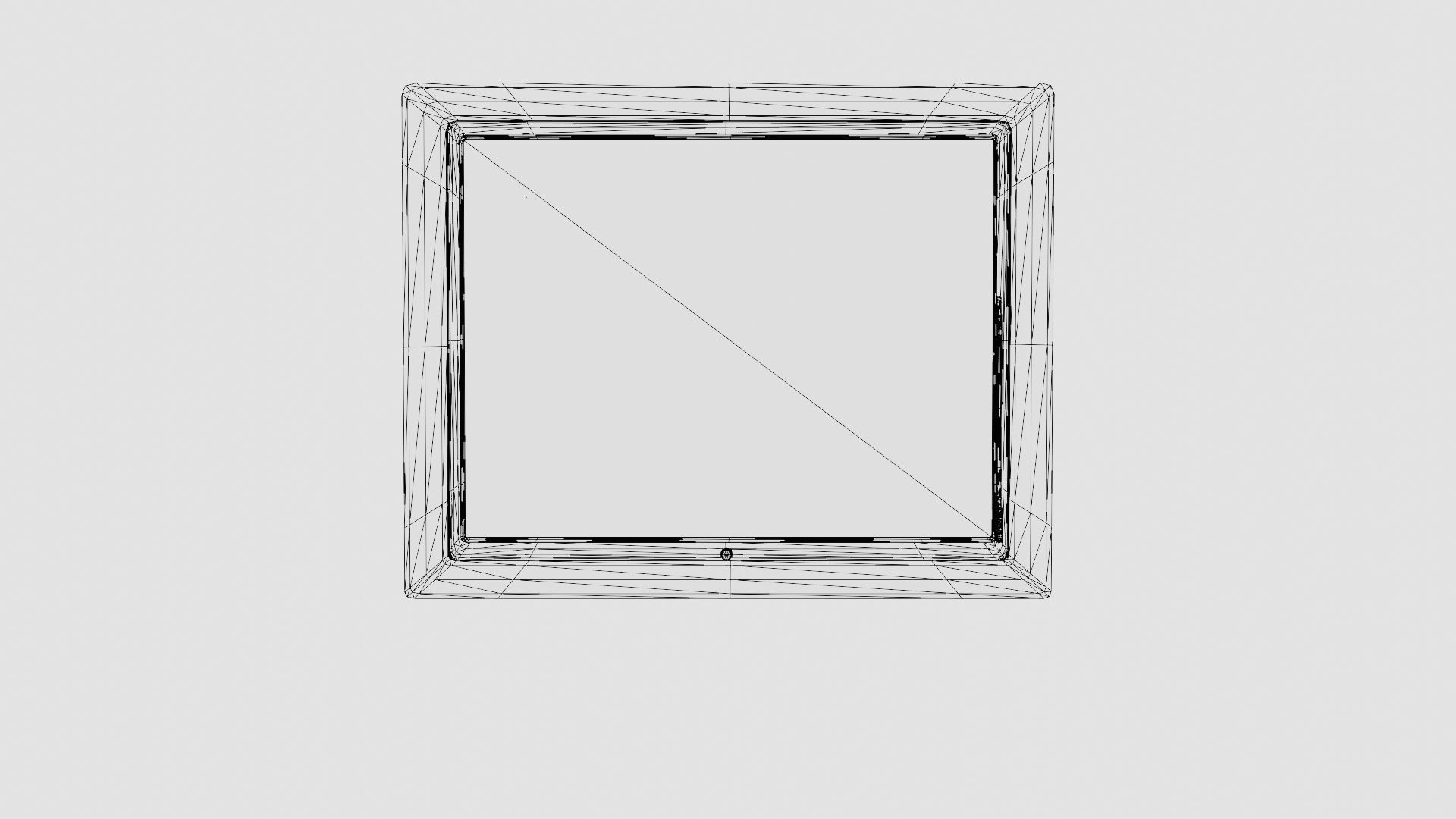 Heta Scan-Line Panorama fireplace insert Fireplace Low-poly 3D model_6