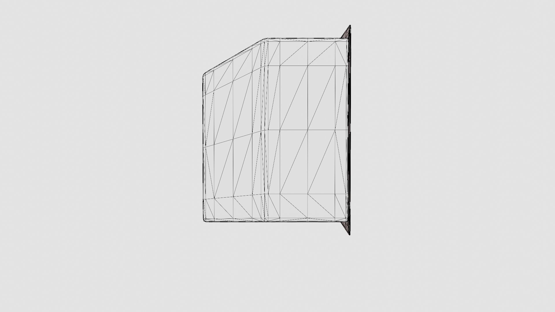 Heta Scan-Line Panorama fireplace insert Fireplace Low-poly 3D model_8