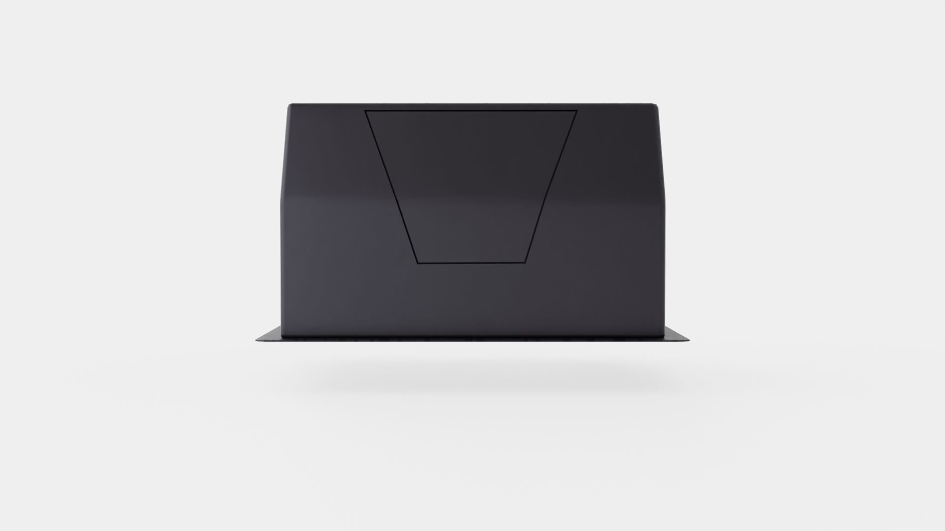 Heta Scan-Line Panorama fireplace insert Fireplace Low-poly 3D model_5