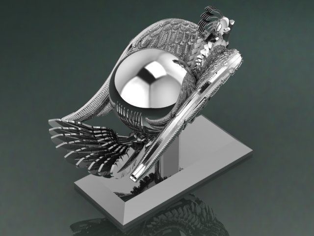 The legendary soaring wing bird 3D model_15