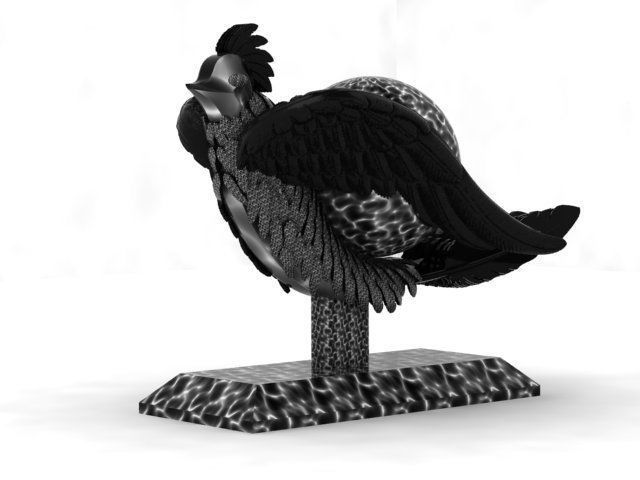 The legendary soaring wing bird 3D model_13