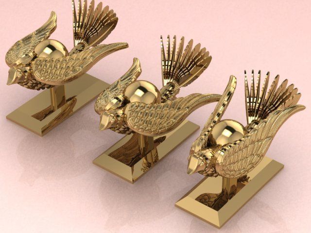 The legendary soaring wing bird 3D model_7