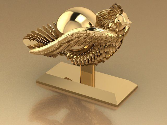 The legendary soaring wing bird 3D model_10