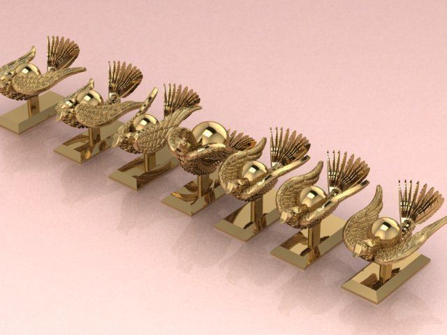 The legendary soaring wing bird 3D model_4