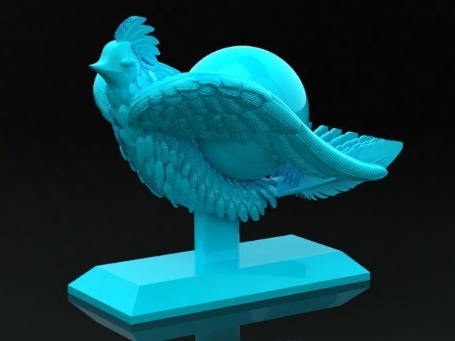 The legendary soaring wing bird 3D model_18