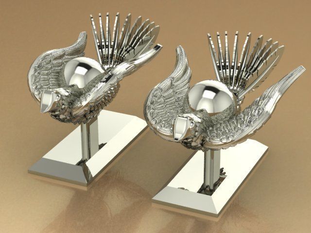 The legendary soaring wing bird 3D model_3