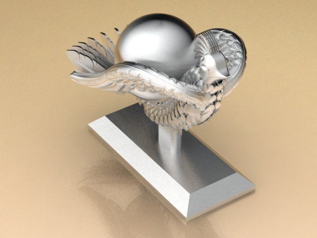 The legendary soaring wing bird 3D model_12