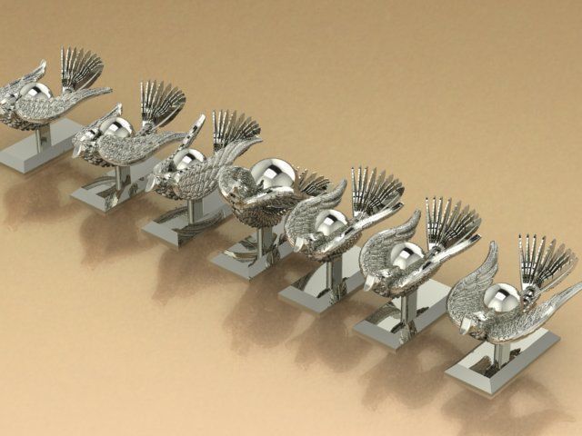 The legendary soaring wing bird 3D model_6