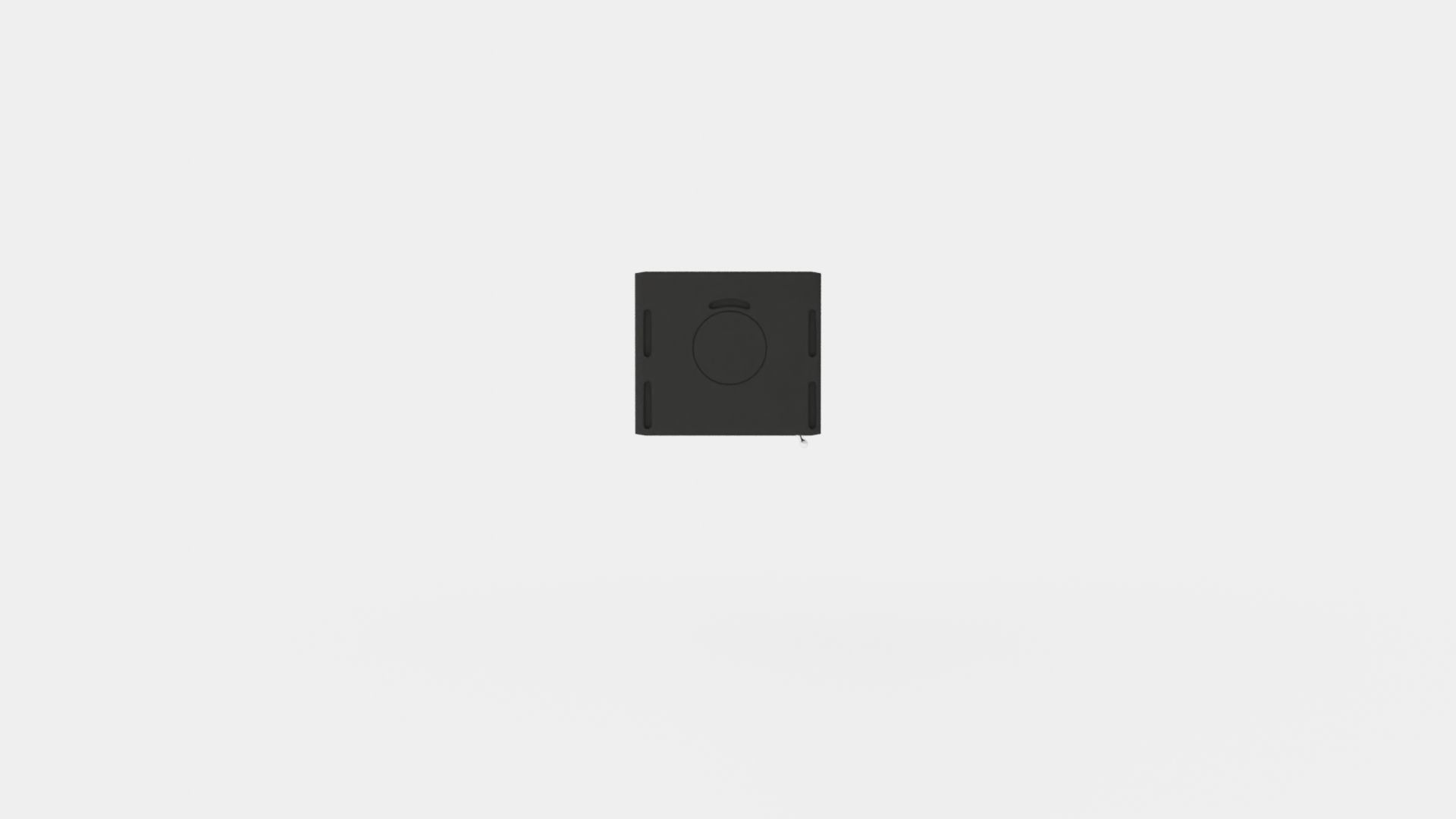 Heta Scan-Line Fireplace Low-poly 3D model_5