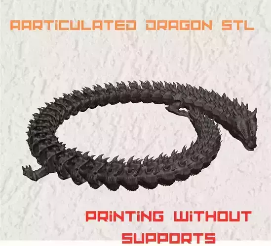 ARTICULATED DRAGON WITH SPIKES Articulated Dragon with spikes