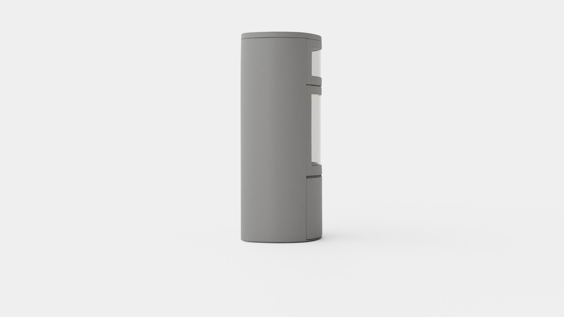 Heta Scan-Line Fireplace Low-poly 3D model_2