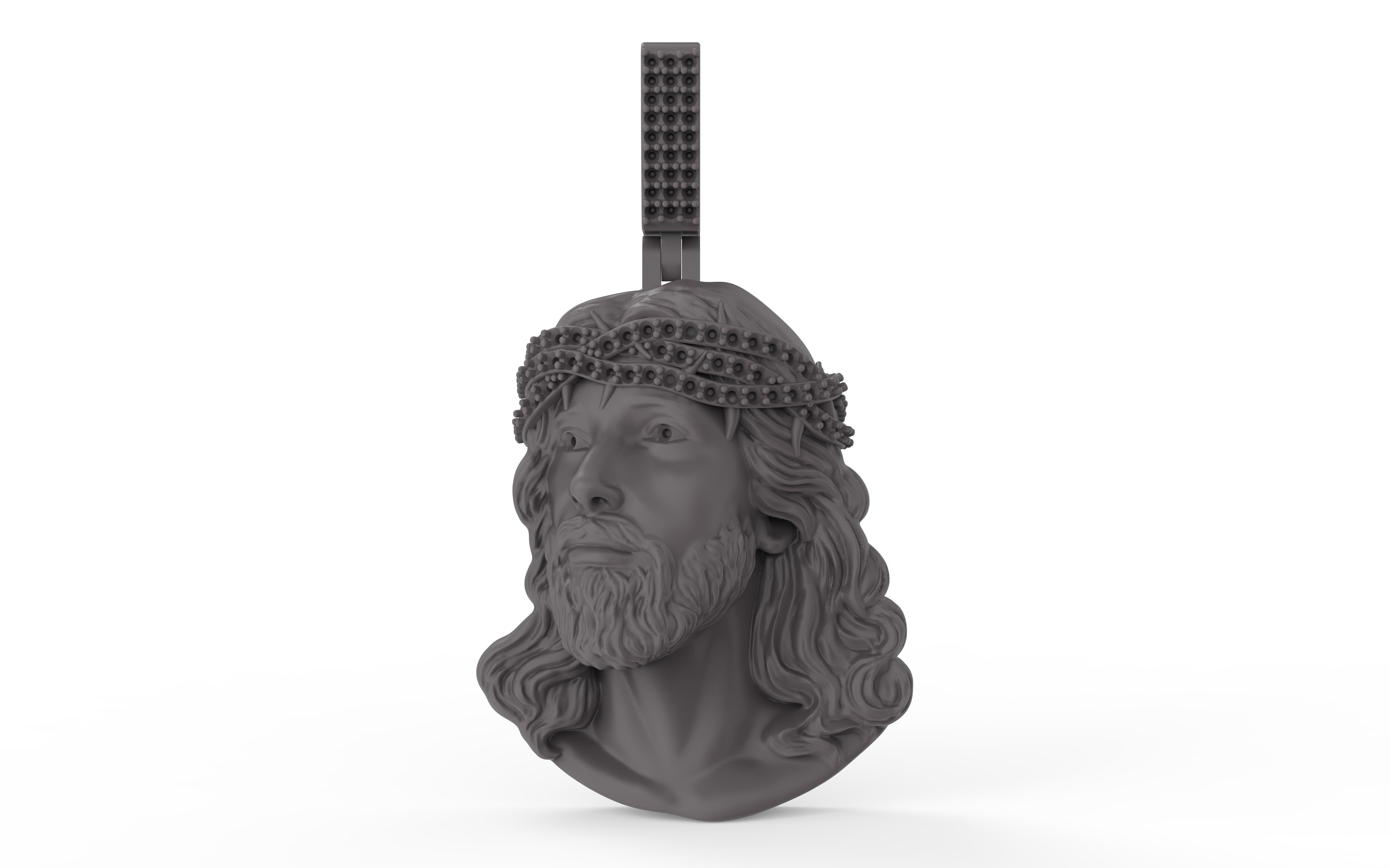 JESUS PIECE PENDANT 3D PRINT MODEL 3D print model_2