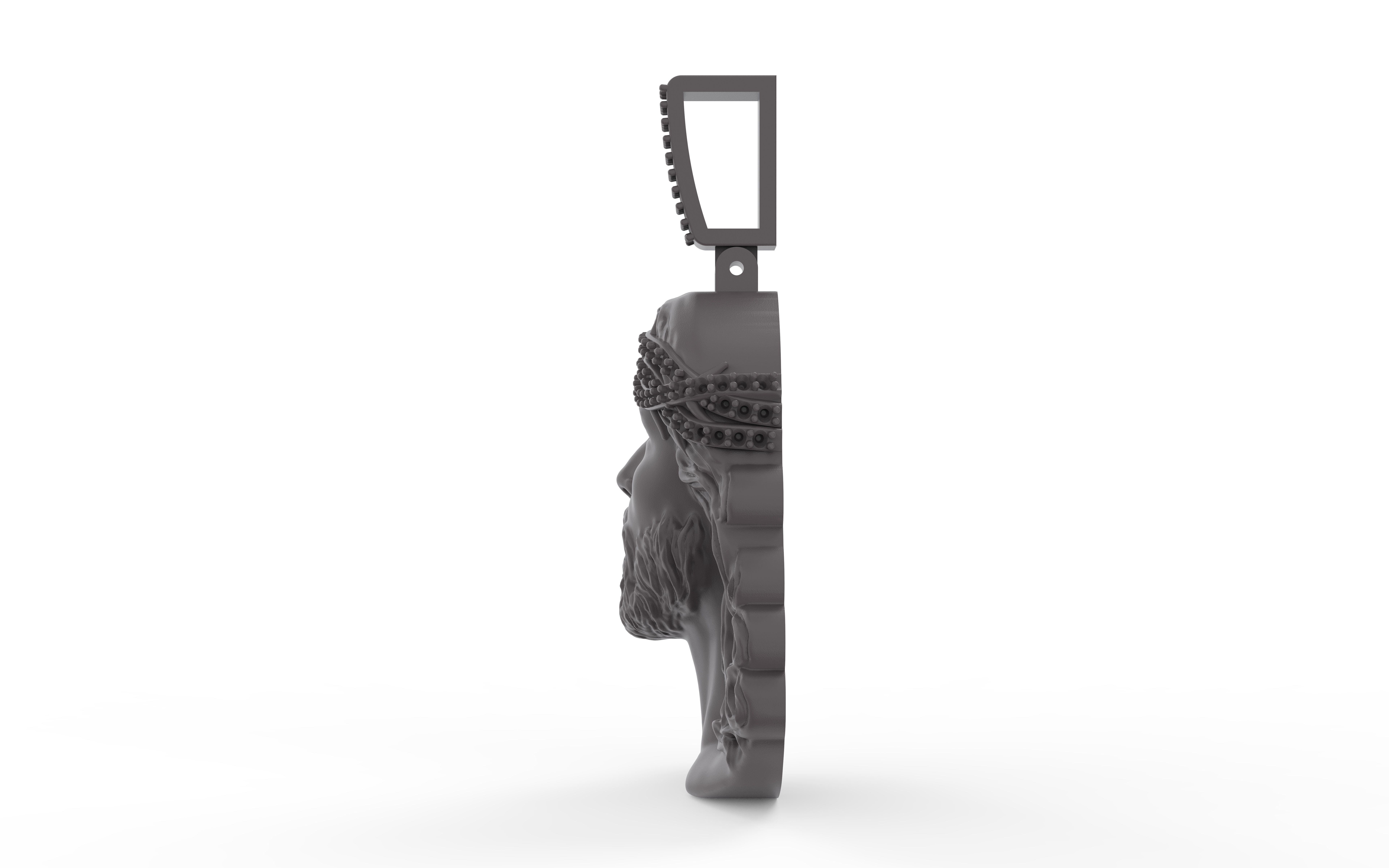 JESUS PIECE PENDANT 3D PRINT MODEL 3D print model_8