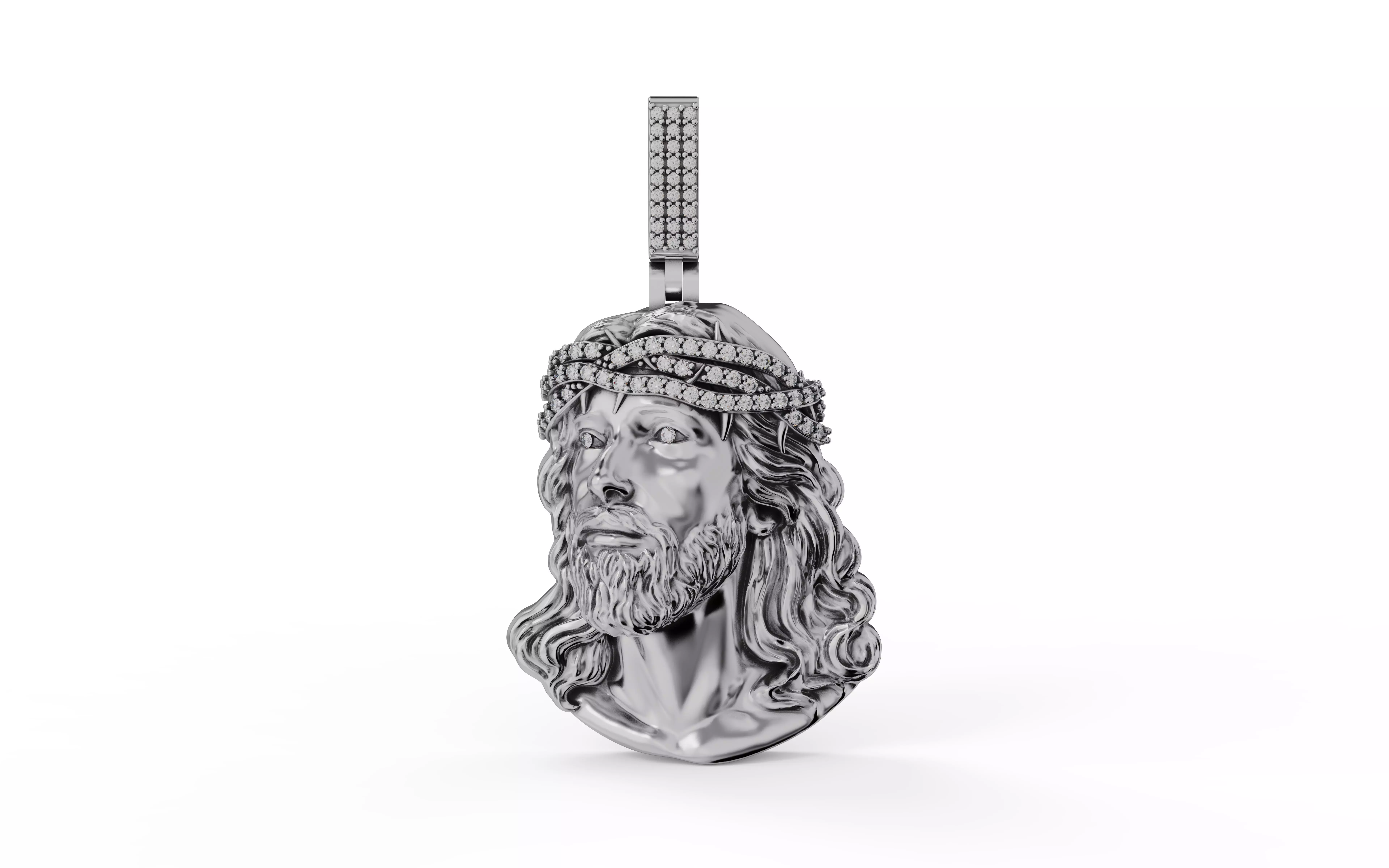 JESUS PIECE PENDANT 3D PRINT MODEL 3D print model_0