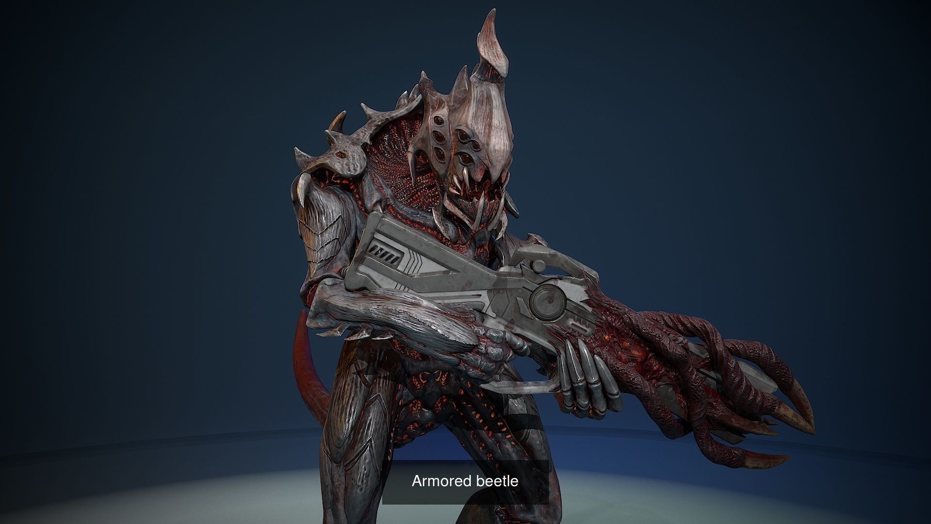 Armored Beetle Pack 3D Model Collection_11