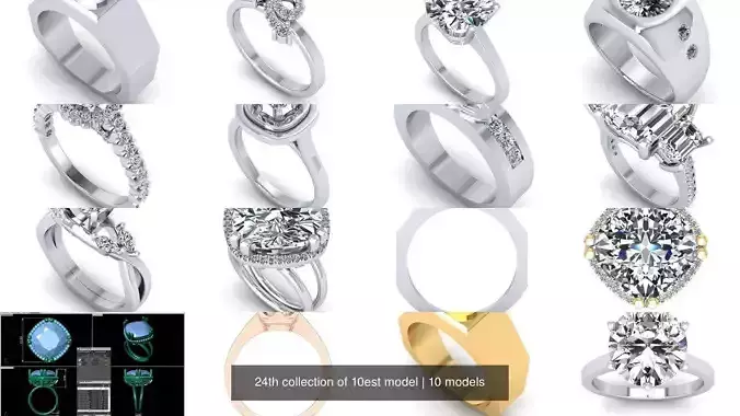 24th collection of 10est model 