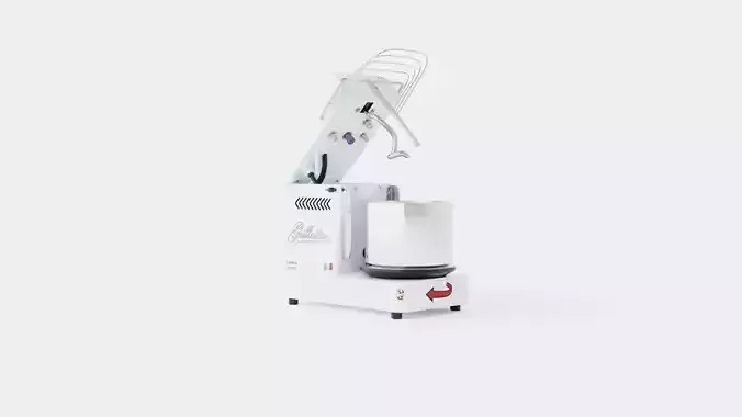 Famag 5 kilo Spiral mixer Low-poly 3D model