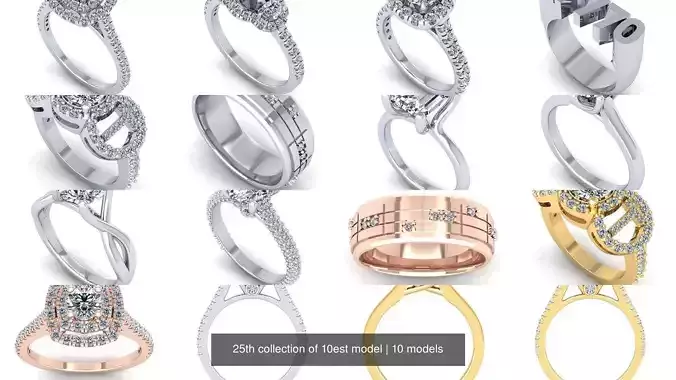 25th collection of 10est model 