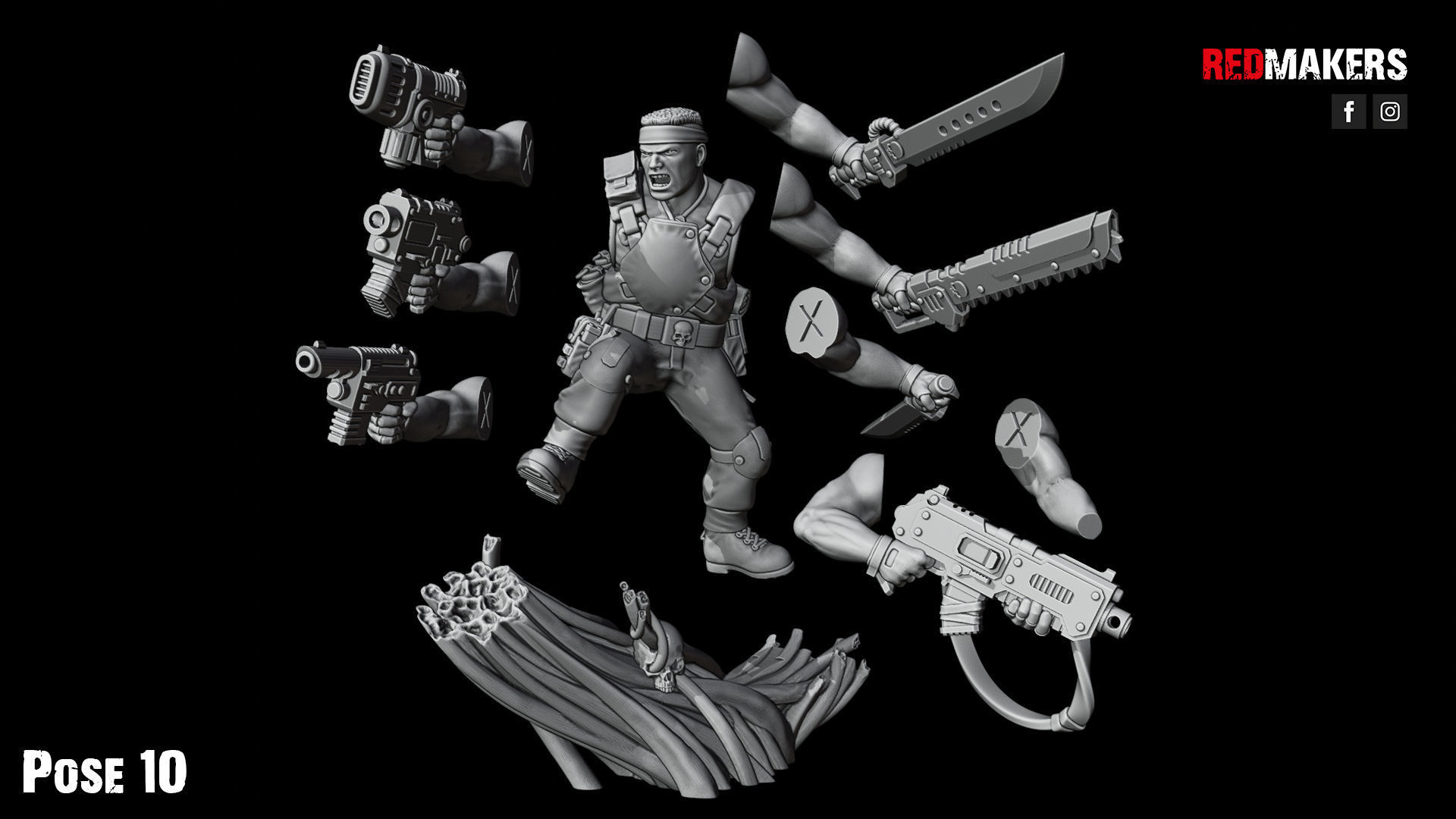 Jungle Fighters - Squad of the Imperial Force 3D print model_50