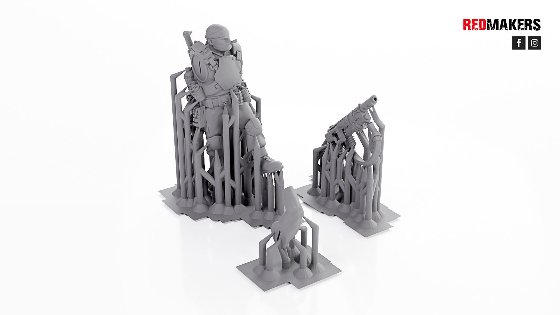 Jungle Fighters - Squad of the Imperial Force 3D print model_30