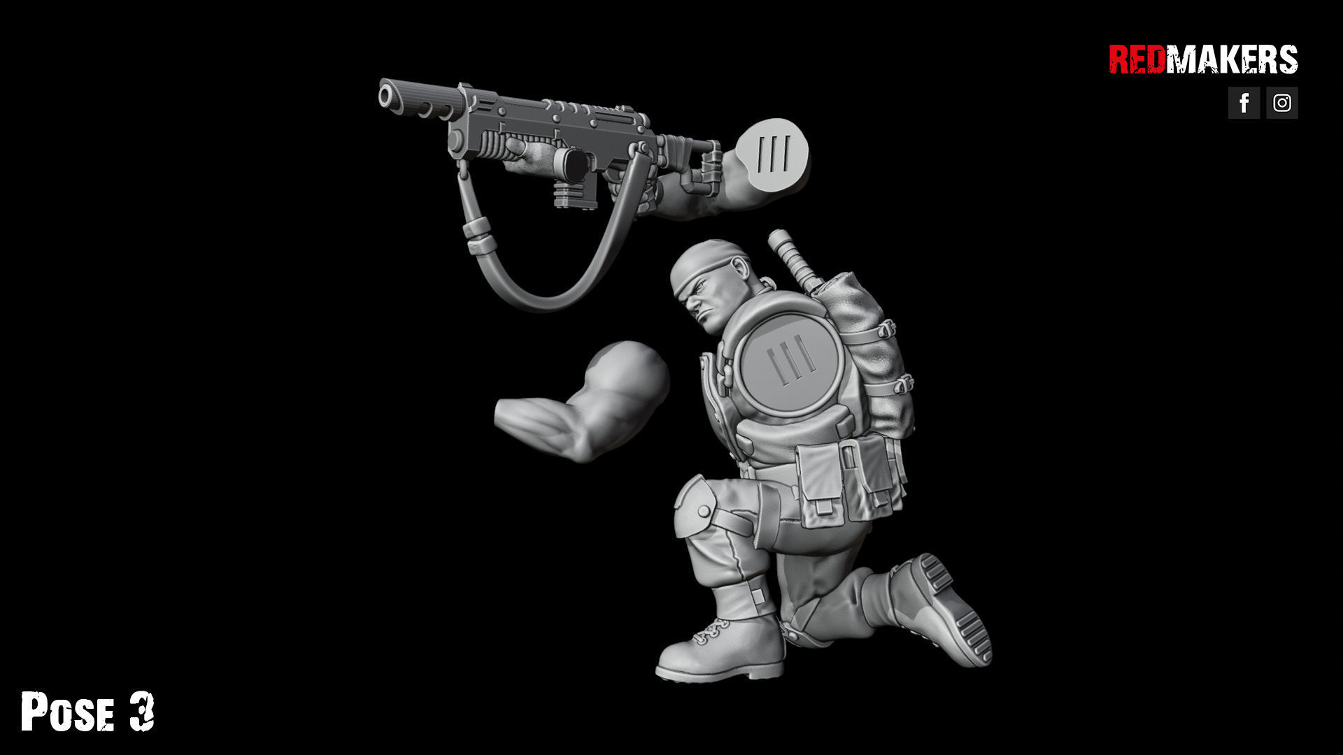Jungle Fighters - Squad of the Imperial Force 3D print model_36