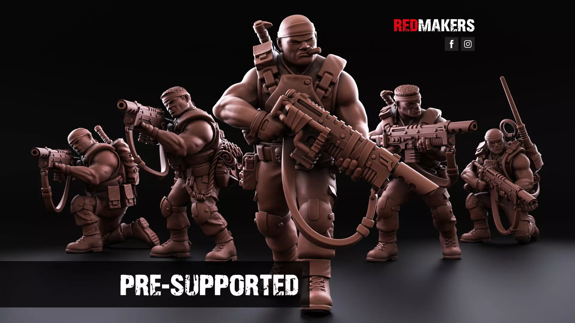 Jungle Fighters - Squad of the Imperial Force 3D print model_0