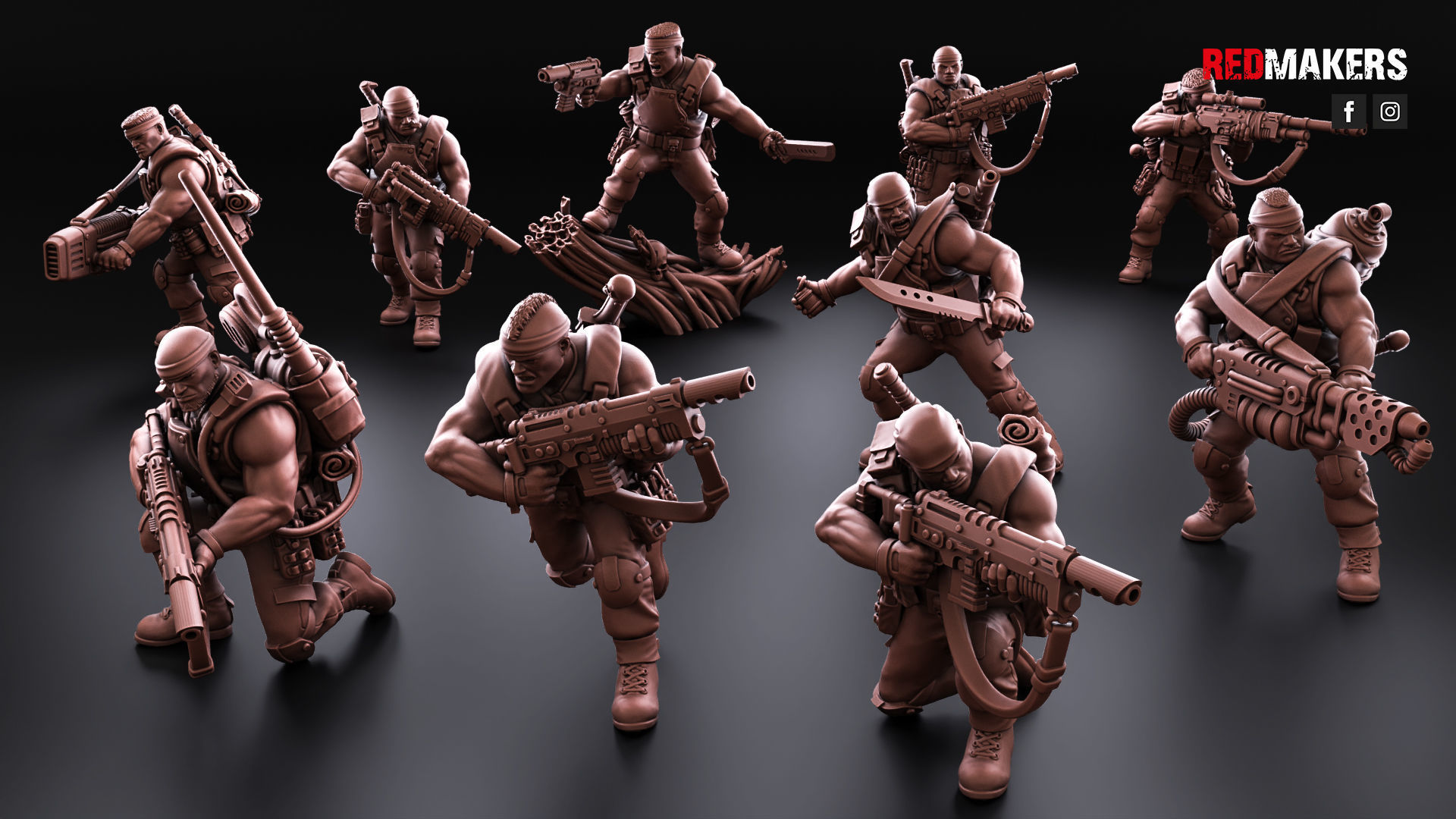 Jungle Fighters - Squad of the Imperial Force 3D print model_3