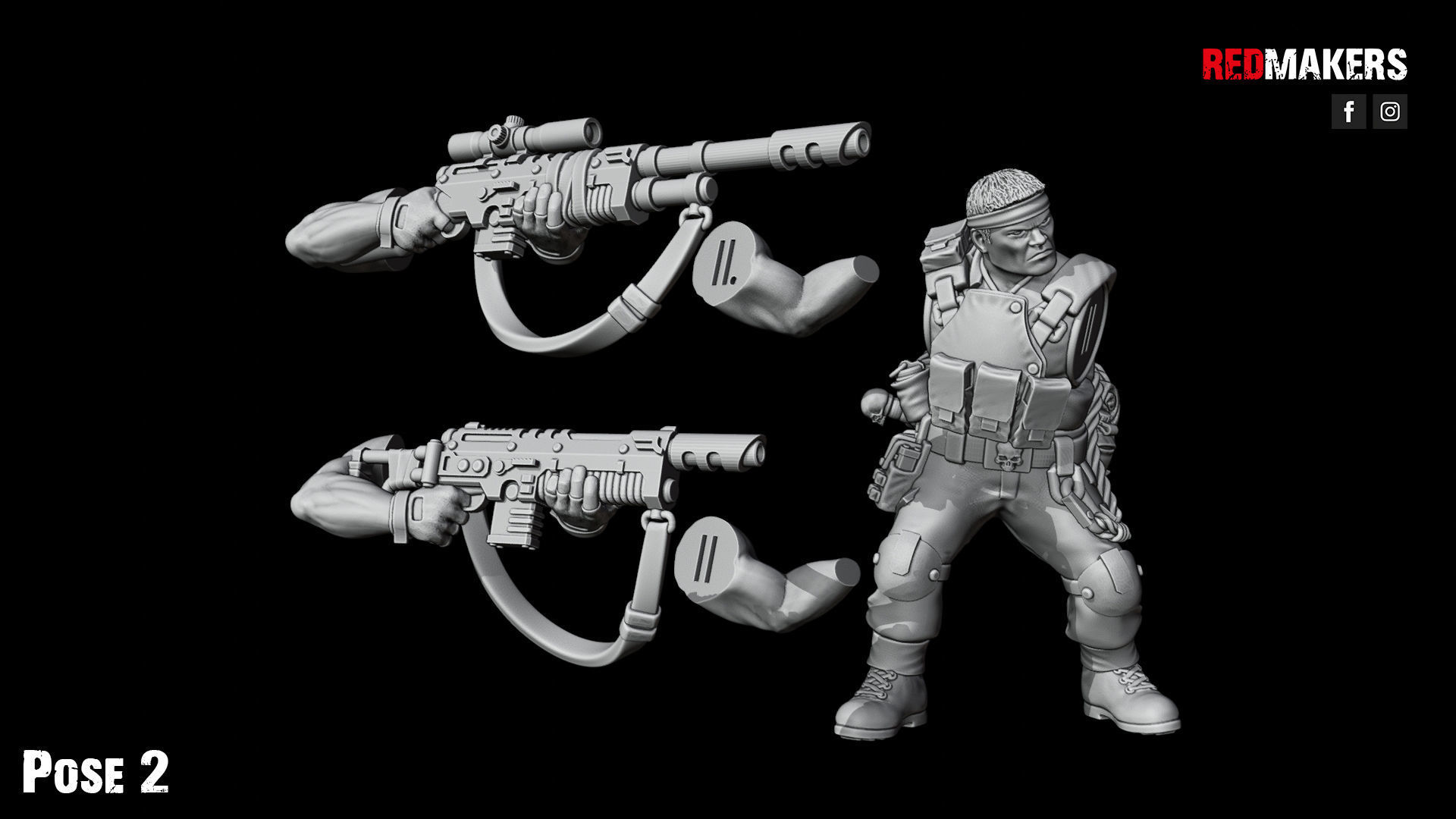 Jungle Fighters - Squad of the Imperial Force 3D print model_34