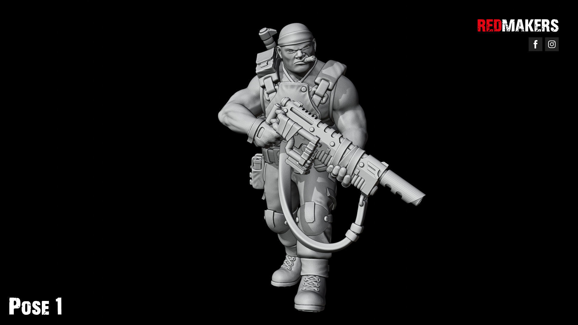 Jungle Fighters - Squad of the Imperial Force 3D print model_31