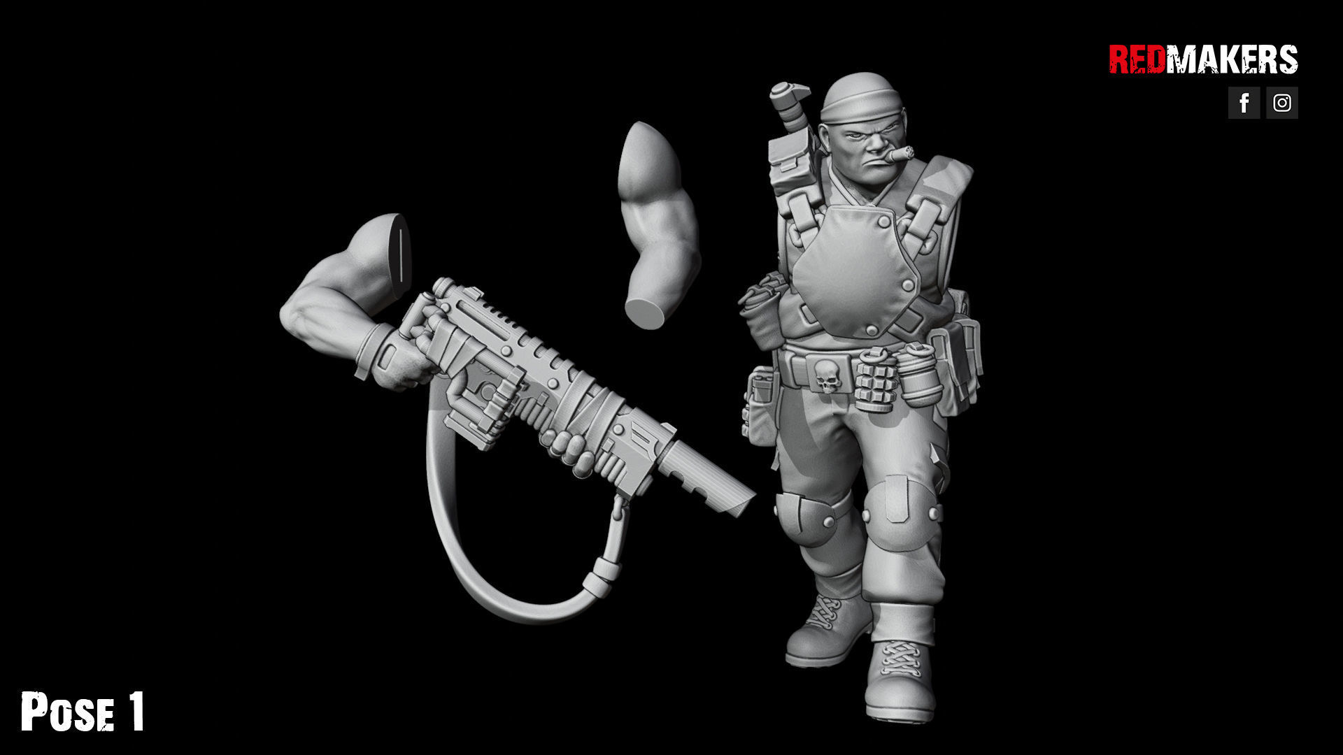 Jungle Fighters - Squad of the Imperial Force 3D print model_32