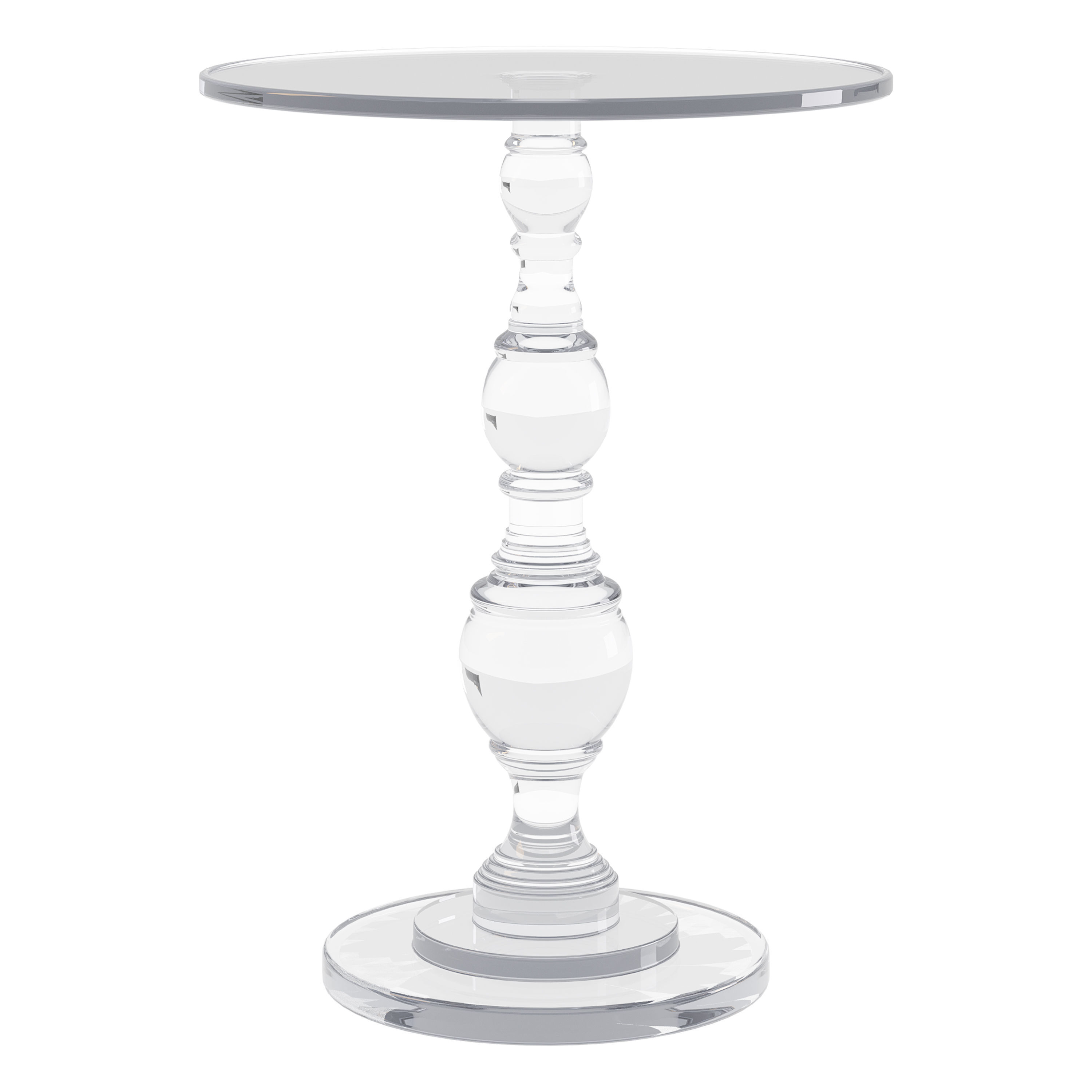 Minimalist Side Table 3D model_9