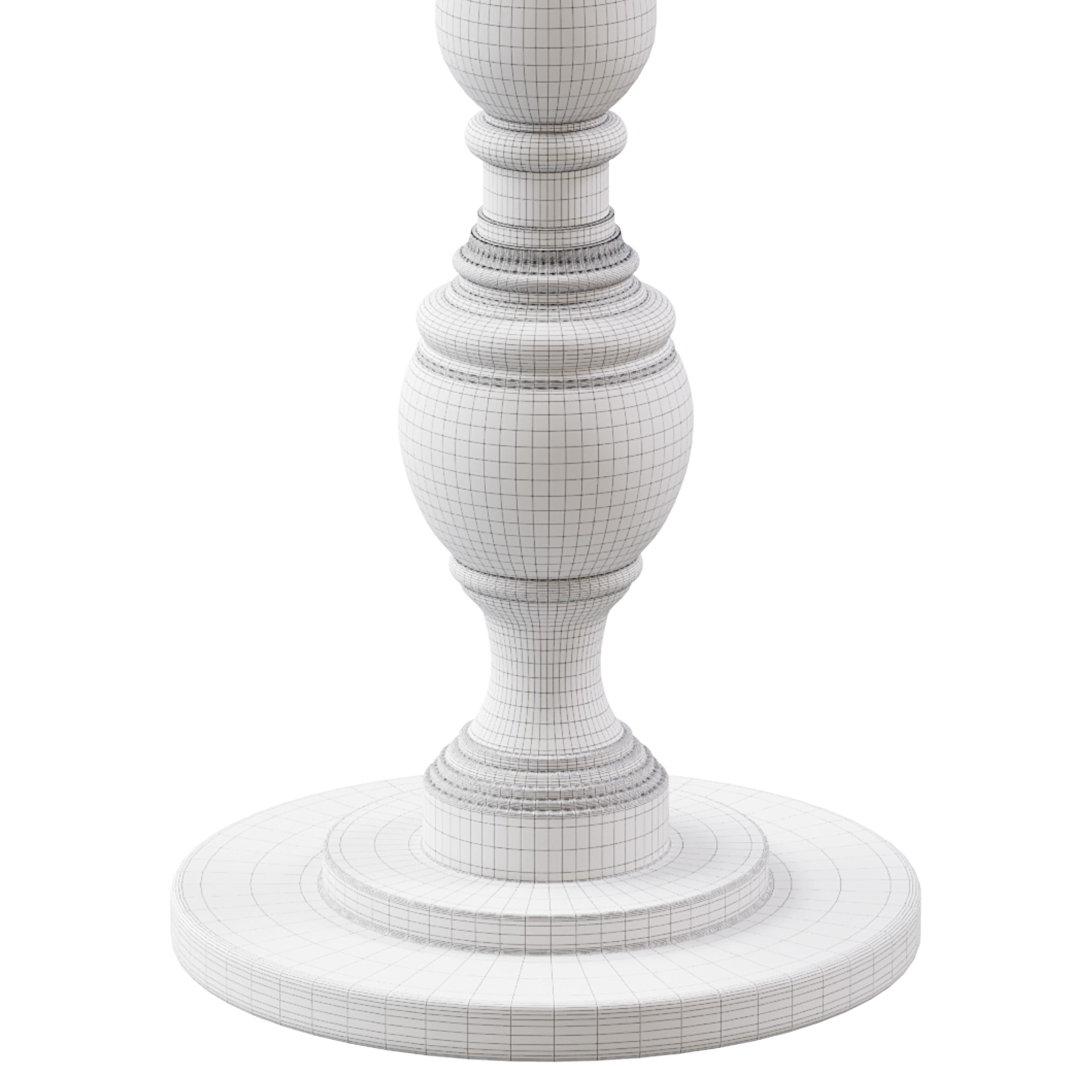 Minimalist Side Table 3D model_16