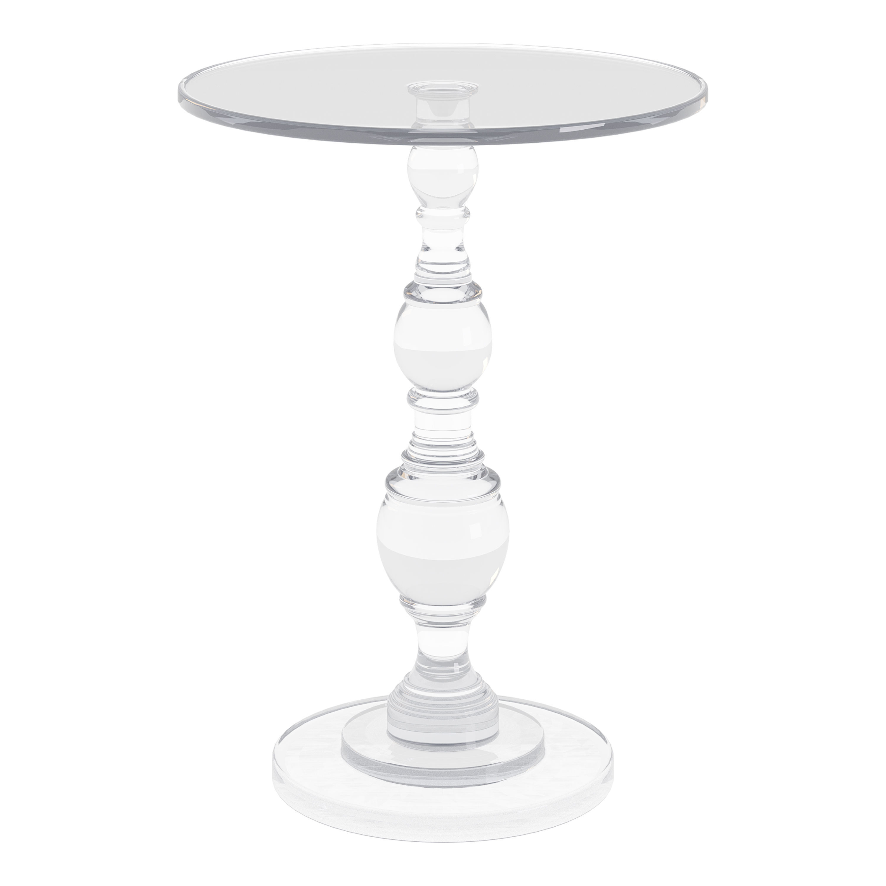 Minimalist Side Table 3D model_12