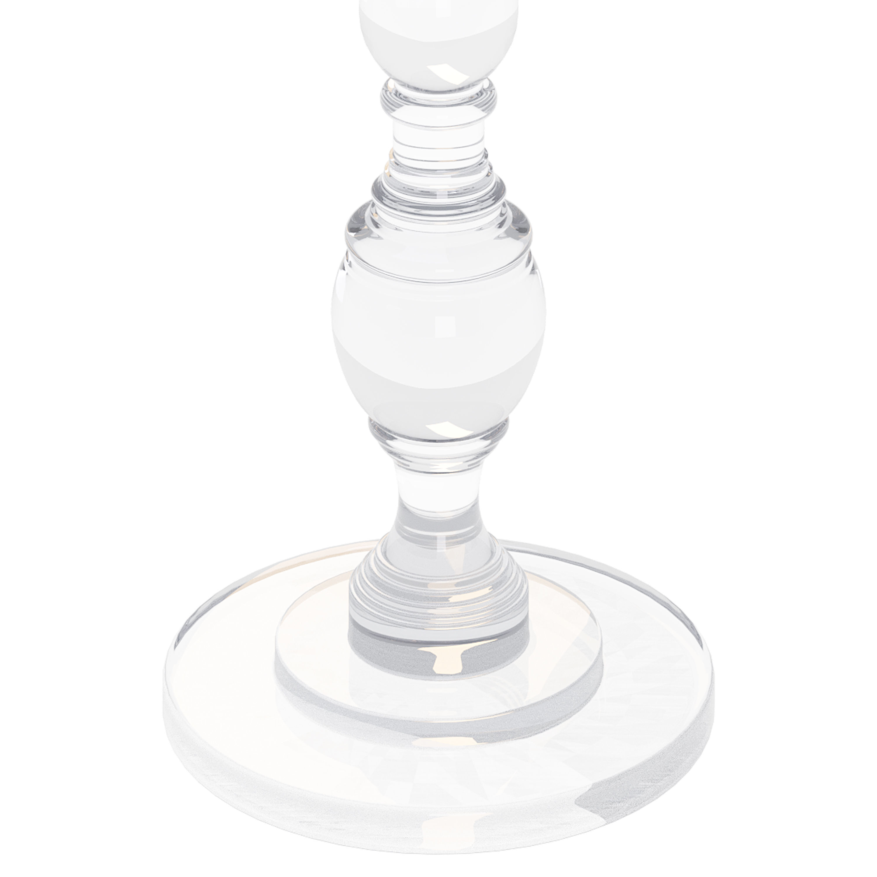 Minimalist Side Table 3D model_2