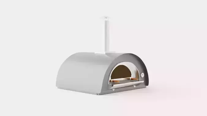 Clementi Family gas fired pizza oven Low-poly 3D model