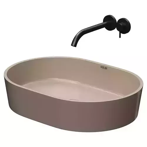 Holbi Ariel washbasin 3D model