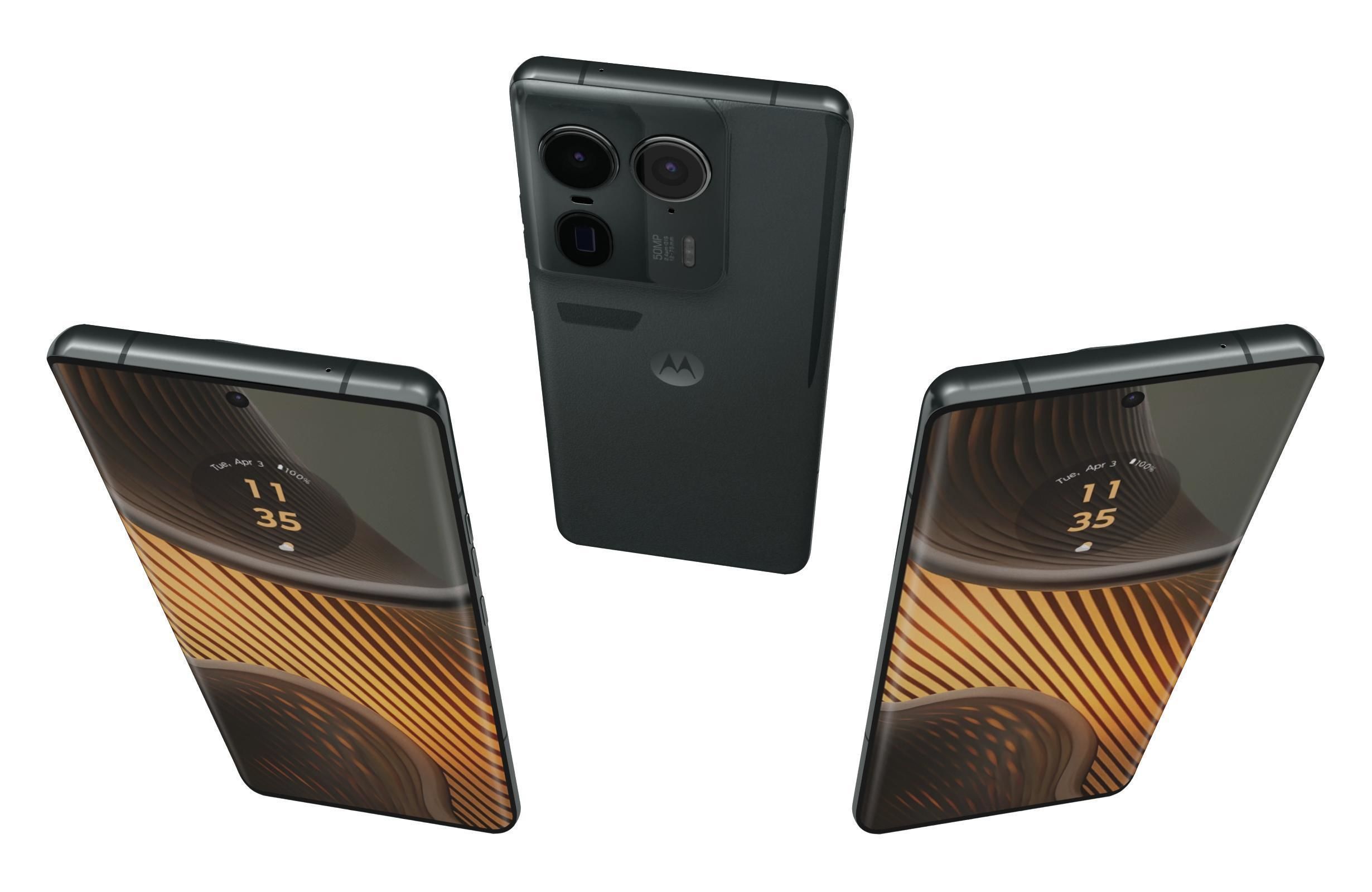 Motorola Edge 50 Ultra Black 3D model_1