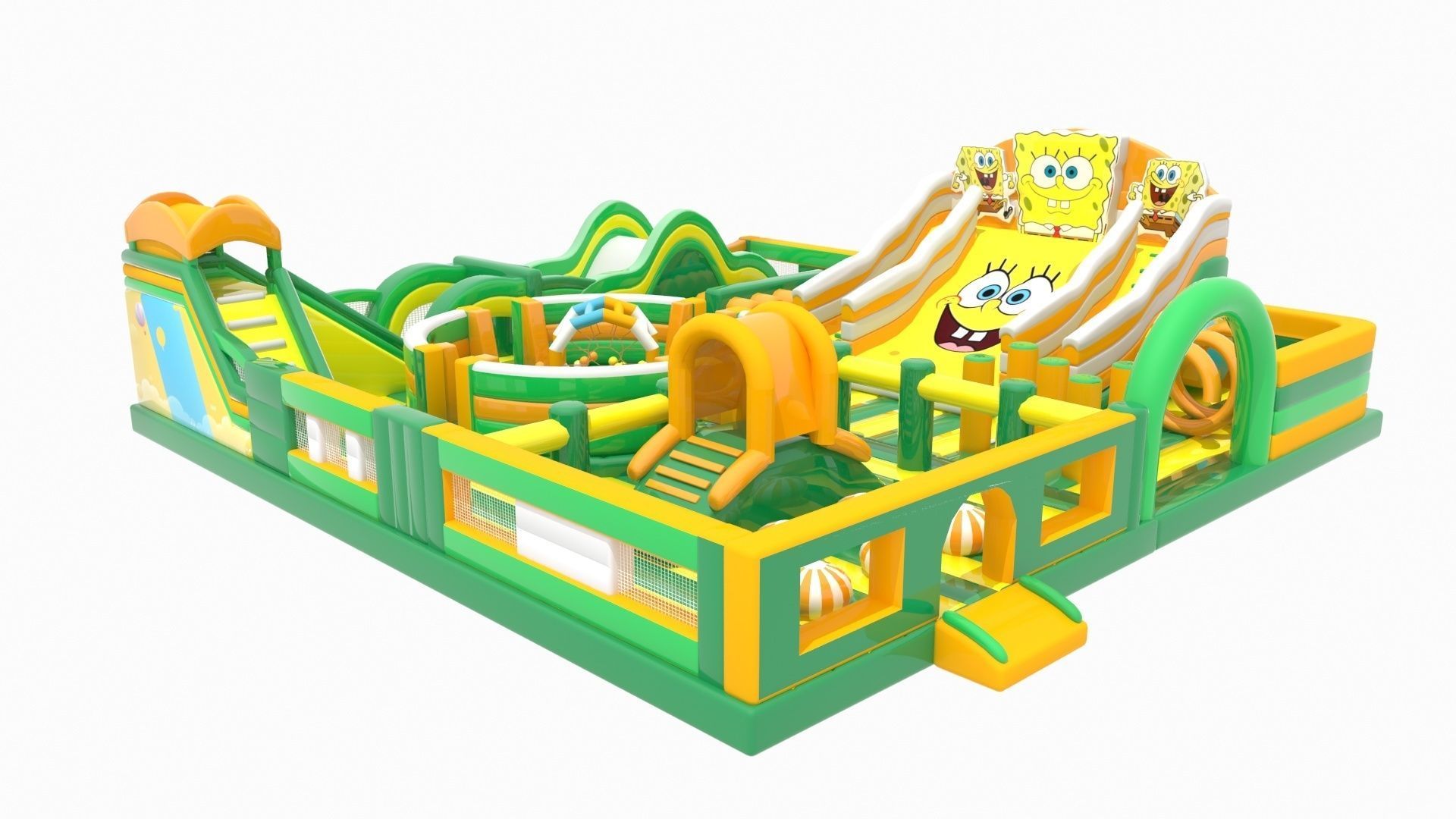 SpongeBob SquarePants Bouncy Castle 3D model_3