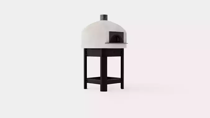 Modenzo 80 - Neapolitan Pizza oven built in biscotto brick