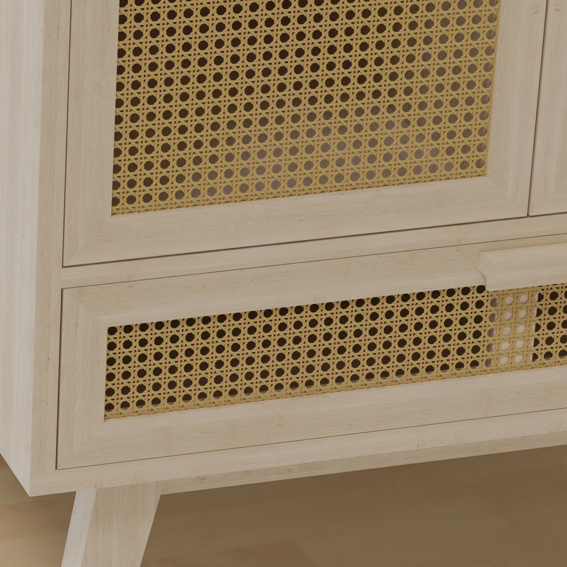 Wardrobe SKLUM Madera Ralik 3D model_1