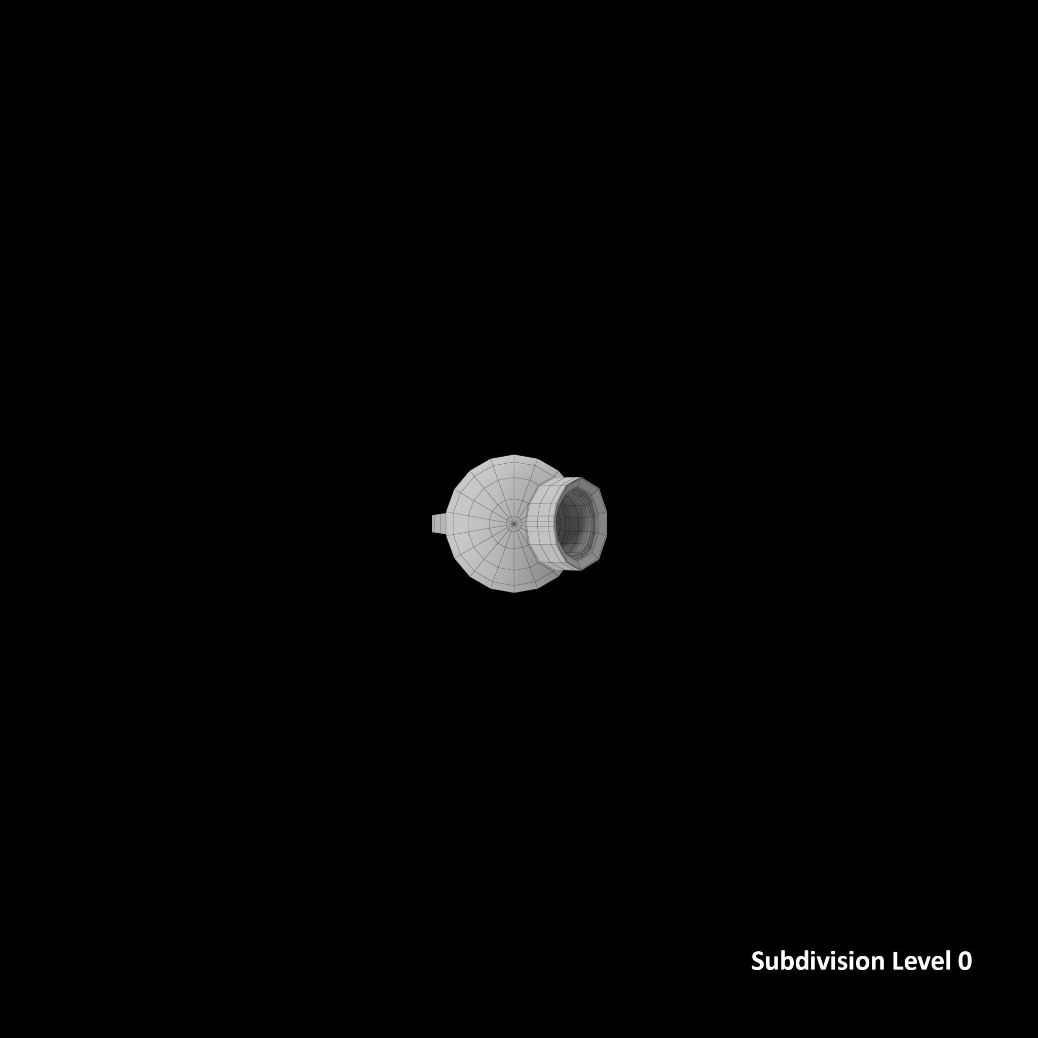 Gauge Tire Pressure Pencil PGP20 Low-poly 3D model_20